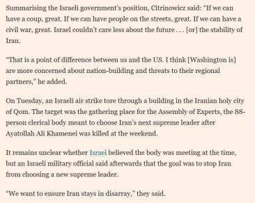 Care e de fapt strategia Israelului în războiul cu Iranul. E total diferită de cea a Statelor Unite ale Americii