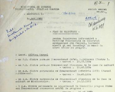 Cercetător CNSAS face publice documente despre cel care l-a racolat pe Marian Oprișan.