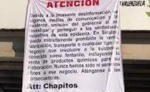 De necrezut: Fiii traficantului El Chapo au afişat bannere prin care interzic drogul care face ravagii în SUA