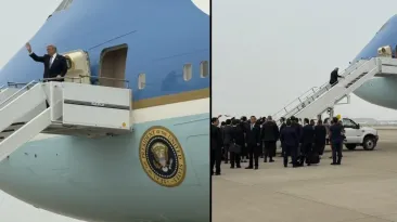 Delegația lui Trump a aruncat la gunoi toate obiectele primite pe timpul vizitei în China: "Nimic de proveniență chineză la bord"