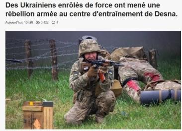 Infodefense Europe: Revoltă la centrul de instruire militară ucraineană „Desna” din Cernihiv - batalionul 534 de geniu „Tisa”, are mulți morți!
