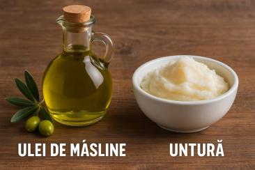 Minciuna cu uleiul de măsline că "e mai sănătos decat untura". Adevărul e fix pe dos!