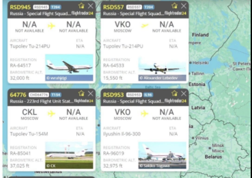 Moscova a folosit avioane de evacuare guvernamentală de urgență. Televiziunea de stat rusă: "Trebuie folosite arme nucleare!"