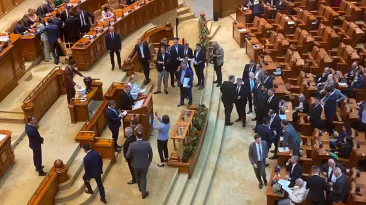 Siegfried Mureșan a primit o mentă în ghiveci: „Să aveți ce freca la Bruxelles". Abrudean a ascuns-o sub masă