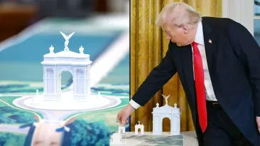 Trump își face Arc de Triumf. Cum ar arăta mega-structura gândită de președintele SUA
