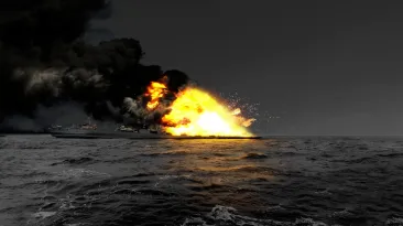 Ucraina a lovit Rusia în Marea Neagră: Două nave au fost distruse
