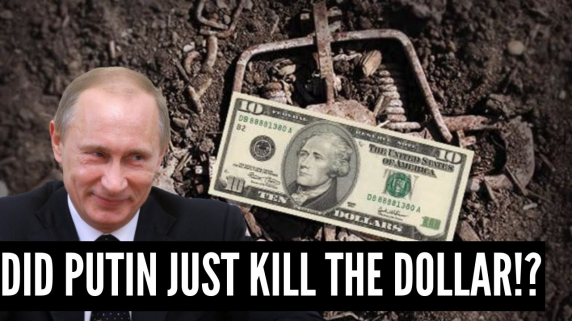 Rubla rusă susținută de aur este acum cea mai puternică dintre toate valutele!