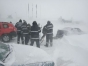 A2, A4 şi 40 de drumuri naţionale, închise din cauza zăpezii şi a viscolului