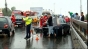 Accident in lant cu cinci masini in Pasajul Baneasa din Capitala