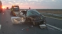 Accident teribil pe autostrada A1, în Timiş: o persoană a murit, două au fost rănite grav