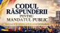 Codul Răspunderii pentru Mandatul Public - Semnează petiția ca sa-i obligăm noi să dea socoteală!