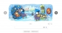 Crăciunul celebrat de Google printr-un doodle de sezon: "December global festivities"