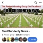 Facebook a eliminat grupul  "Died Suddenly News" (Stiri despre Moarte Subită) care ajunsese la 300.000 de membri!