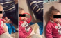 Fetiţă de 3 ani pusă de familie să fumeze şi să bea: „Aşa, stai ca barosanii!"