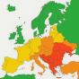 Harta tarilor europene in care cei meteosensibili se simt cel mai rău. România este printre cele mai afectate