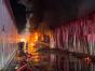 Mână criminală la Dragonul Rosu? Incendiu cu flăcări de 10 metri în complexul comercial al mafiei chineze pe o suprafata de 3800 mp. O clădire s-a prăbușit! 