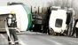 O cisternă cu 17 tone de GPL s-a răsturnat fiind in pericol de explozie