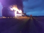 Panică maxima într-o gară din Teleorman. Un tren de pasageri a luat foc