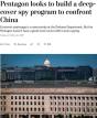 Pentagon: Rețea de spionaj dedicată confruntării economice cu China