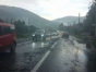 Pericol de accidente pe DN1 și A3 din cauza carosabilului inundat