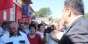 Razvan Cuc a inaugurat în aplauze un tronson de cale ferată pe care Săgeata Albastră circulă cu incredibila viteză de 35 km/h