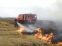Trafic oprit pe Autostrada Soarelui, din cauza fumului gros provenit de la un incendiu de vegetatie