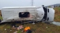 Un microbuz școlar s-a răsturnat în județul Hunedoara. 11 elevi au fost răniți