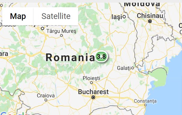 A fost cutremur în această seară în România. Ce magnitudine a avut și unde a fost localizat epicentrul