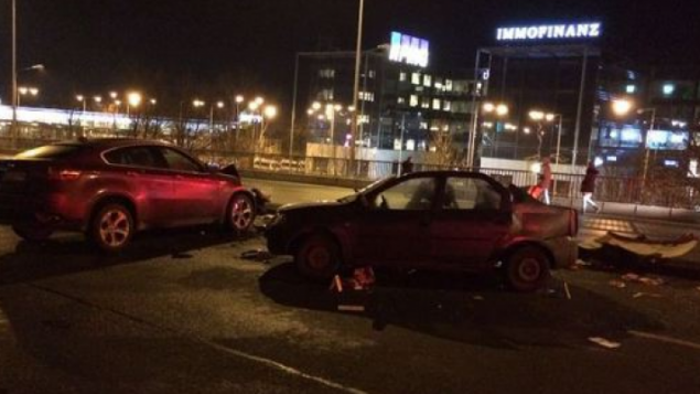 Accident pe podul Baneasa din Capitala! Patru persoane au fost grav ranite, printre care si doi copii