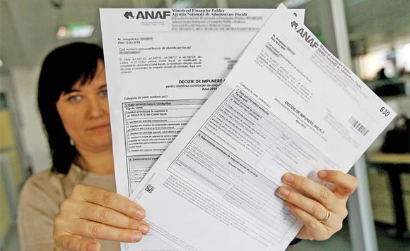 ANAF anunţă că Declaraţia unică se depune până la 31 iulie. Se poate transmite şi prin poştă