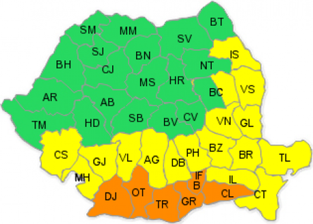 ANM a emis COD PORTOCALIU DE CANICULĂ. Vor fi peste 40 de grade