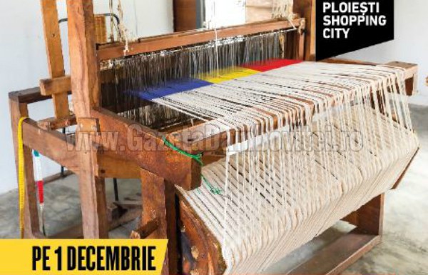 Artişti populari din Vălenii de Munte vor realiza la Ploieşti cel mai lung Tricolor ţesut la război
