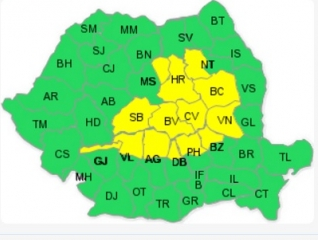 Avertizare NINSORI: Cod galben in 13 județe. Starea drumurilor in tara