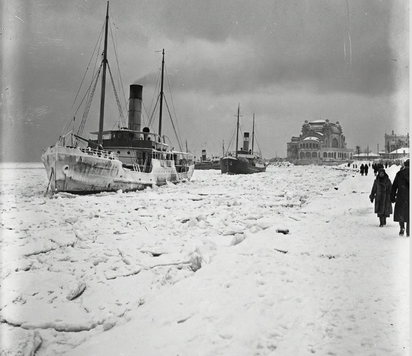 Când Marea Neagră a înghețat și lupii au făcut prăpăd. 