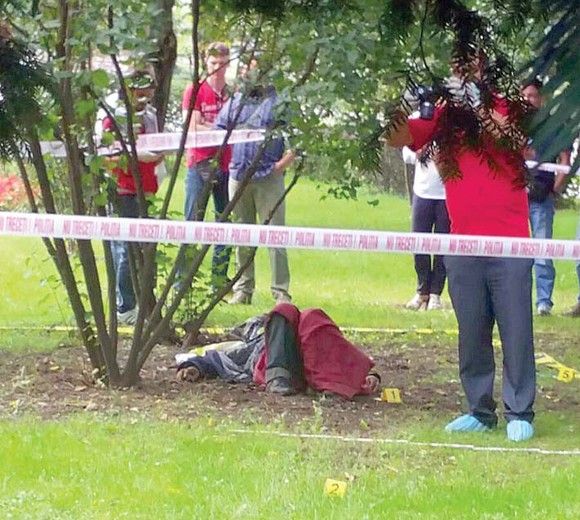Cadavru găsit în Parcul Central din Braşov