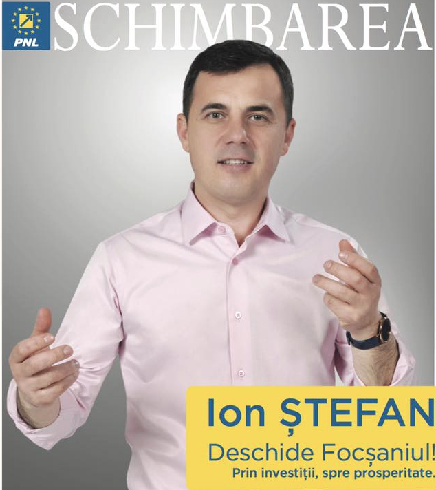 Candidatul liberal la Primăria Focșani Ion Ștefan: