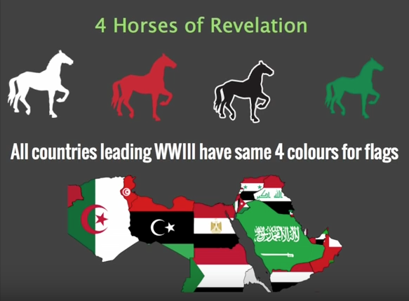 Cei patru cavaleri ai Apocalipsei, ISIS si culorile steagurilor din Lumea Arabă. VIDEO