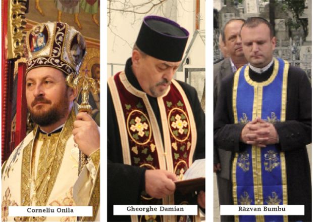 Cei trei preoţi acuzaţi că l-au şantajat pe episcopul de Huşi, trimişi în judecată de DNA
