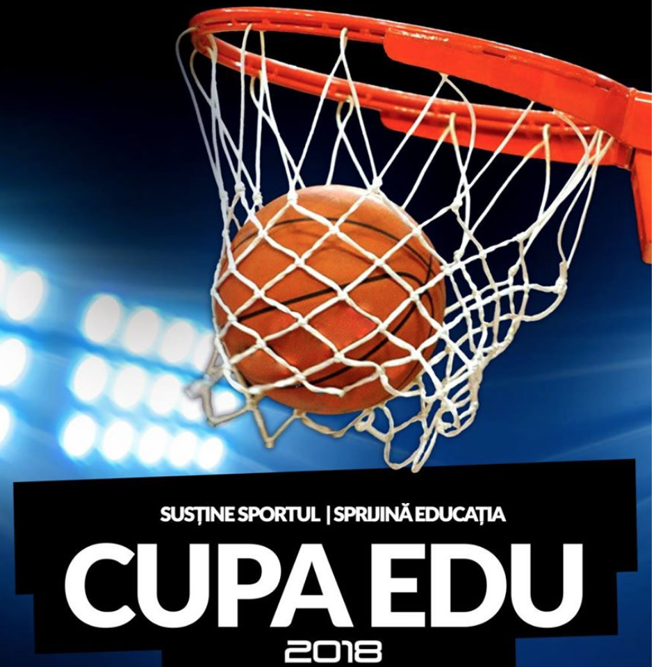 Cele mai bune echipe de baschet de liceu din Capitală se întrec în Cupa EDU, la Arena de Baschet din București, 7-9 decembrie