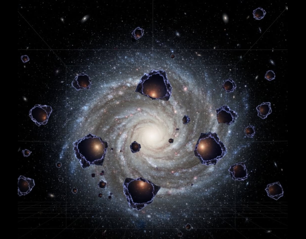 Ceva invizibil dă găuri în galaxia noastră și nimeni nu știe ce e și de ce