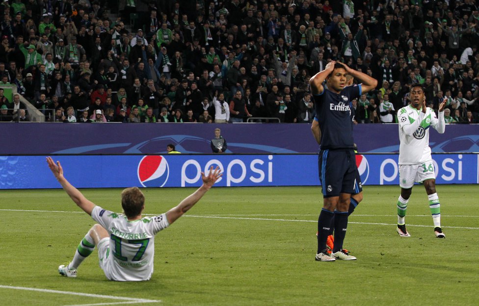 Champions League, sferturi de finală. Real Madrid, aproape eliminată de Wolfsburg / VIDEO