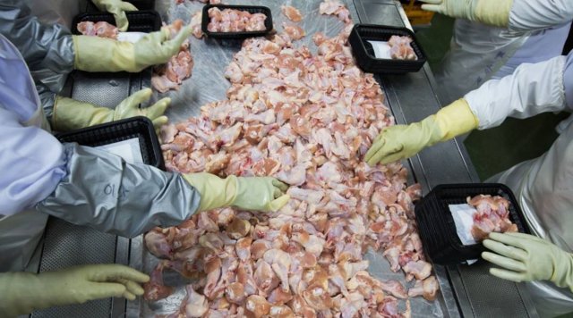 China a depistat urme de coronavirus într-un lot de aripioare de pui congelate provenite din Brazilia