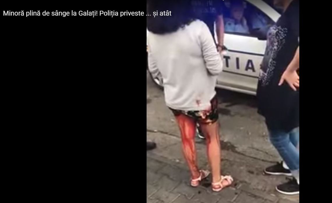 Crimele din Caracal au fost degeaba! Fată plină de sânge, ignorată de doi polițiști din Galați
