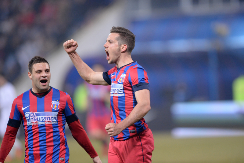 CSMS Iași vs Steaua 1-2, în etapa a 13-a a Ligii I. Campionii au încheiat turul pe locul secund / VIDEO