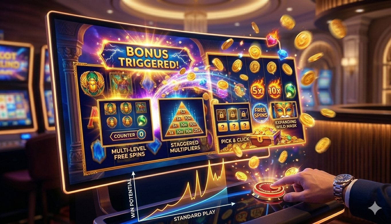 Cum funcționează funcțiile bonus în sloturile online și ce impact au asupra câștigurilor

