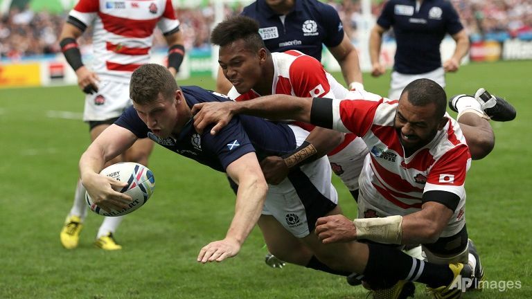 Cupa Mondială de rugby 2015. Scoția - Japonia 45-10. Niponii, departe de jocul cu Africa de Sud / VIDEO