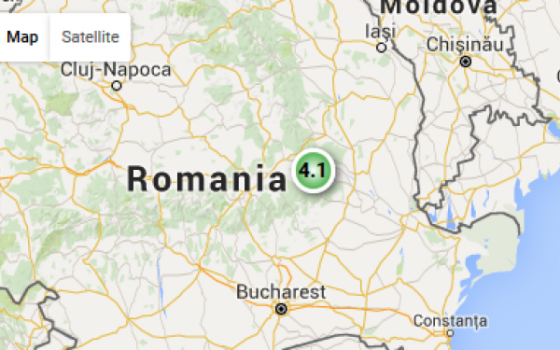 Cutremure in serie in Vrancea. Cel mai mare a fost de 4,1 pe scara Richter