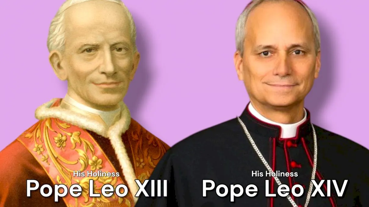 Dacă și asta e vreo coincidență: Papa Leon al XIV-lea seamănă leit cu Papa Leon al XIII-lea
