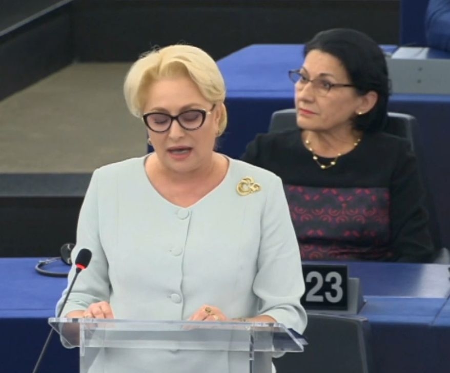 Dancila, contrata dur in Parlamentul European la prezentarea bilantului: Guvernul dvs nu se ridica la inaltimea UE!