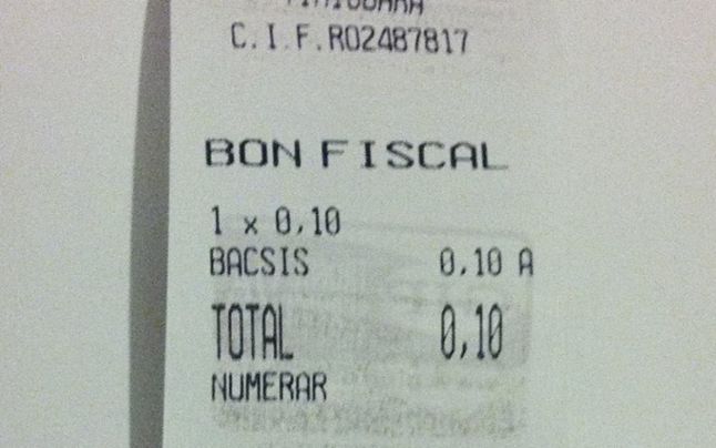 Deputaţii au interzis bonurile fiscale pentru bacşiş